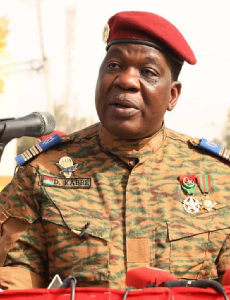 Diplomatie : Le colonel major David Kabré, désormais ambassadeur du Burkina au Ghana.