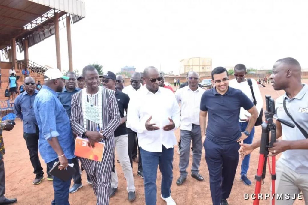 Infrastructures sportives : début effectif de la mission d’inspection préliminaire des stades de competitions du Burkina