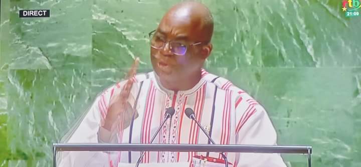 Discours de Bassolma Bazié, au nom du Capitaine Ibrahim Traoré, à l’ONU