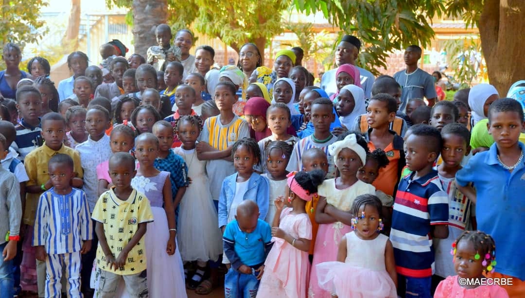 Journée de solidarité au ministère des Affaires étrangères: les enfants du personnel communient avec leurs camarades déplacés internes